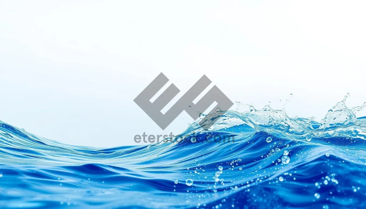 Picture of Marine Wave Texture Design Graphic Art