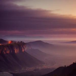 Marvelous Sunset Over Grand Canyon