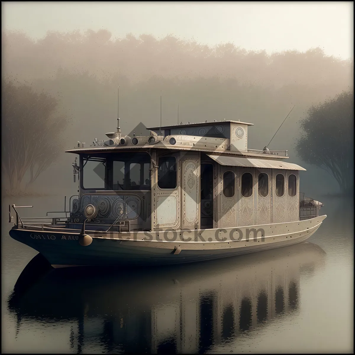 Picture of Fisherman's Tugboat navigating the Sea