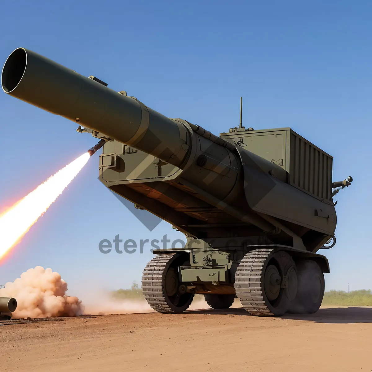 Picture of Skyward Arsenal: High-Flying Military Rocket Launcher
