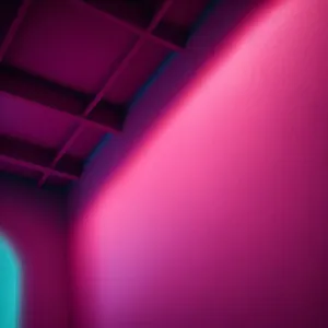 Vibrant Laser Light Artwork in Digital Space