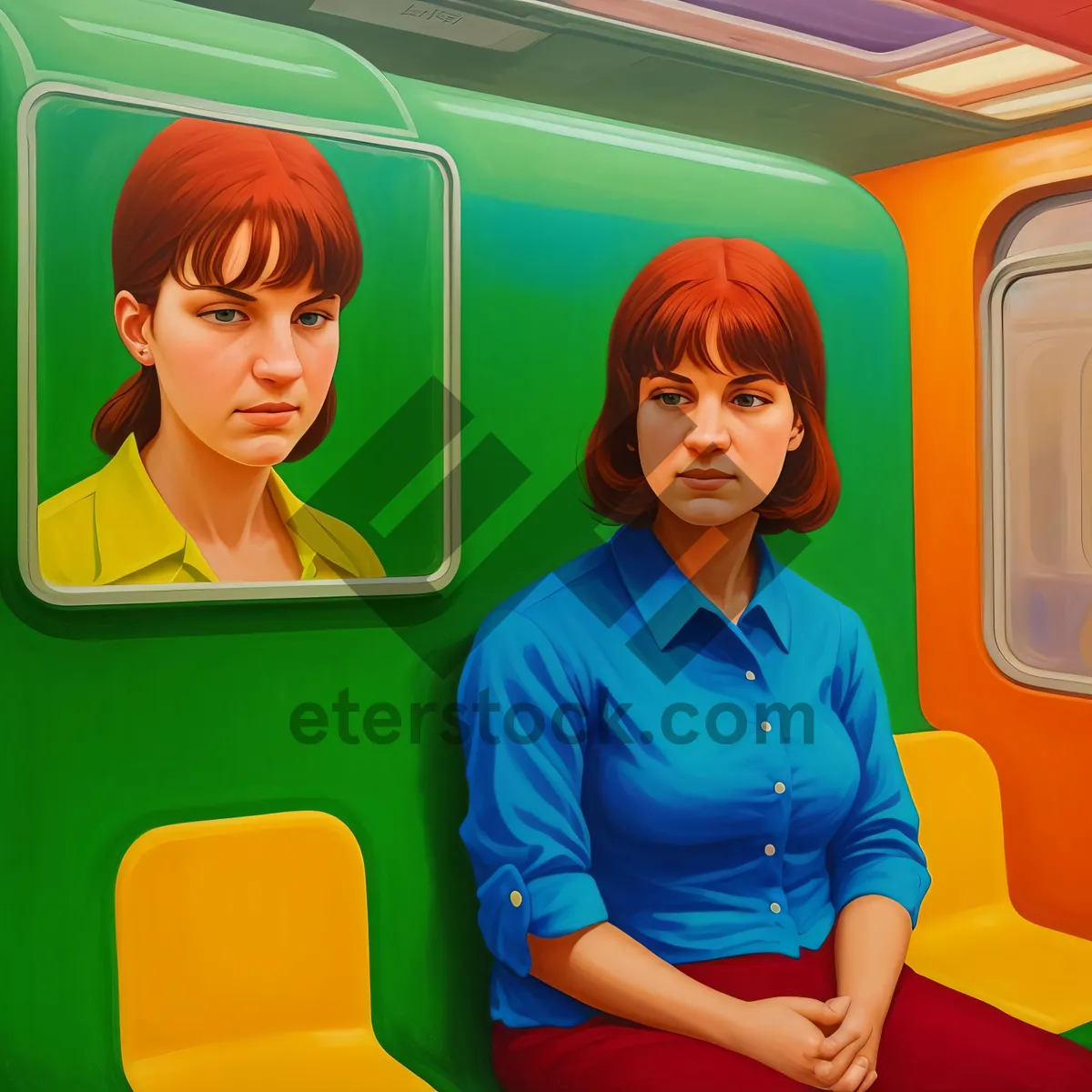 Picture of Happy Woman Smiling While Working on Laptop