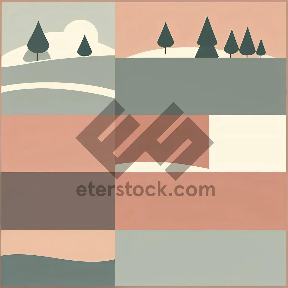 Picture of Symbolic Flag Design: Country Pyramid Icon