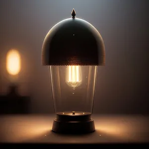Electric Lamp with Glass Coffee Pot- Illumination Source
