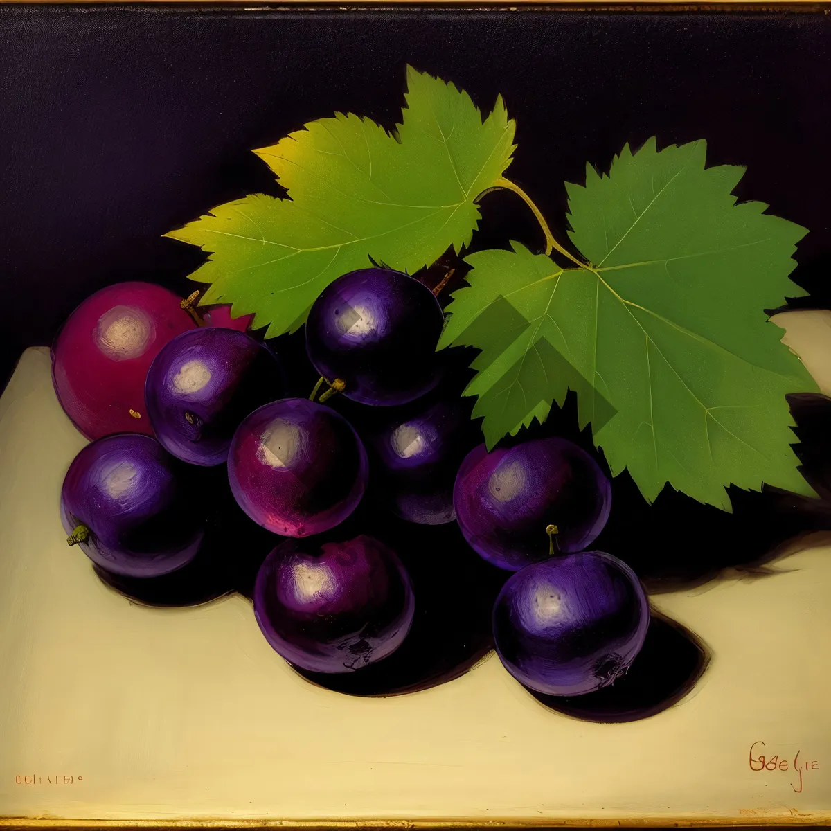 Picture of Winter Fruit Delight: Festive Berry Ball Ornament