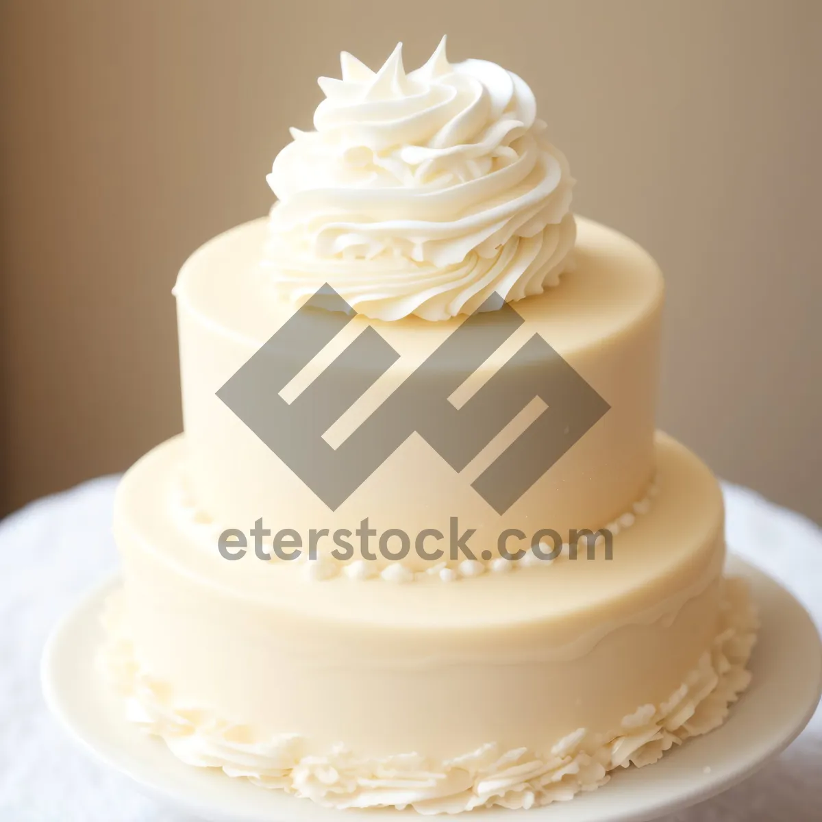 Picture of Decadent Chocolate Cream Cake with Gourmet Confectionery Crown