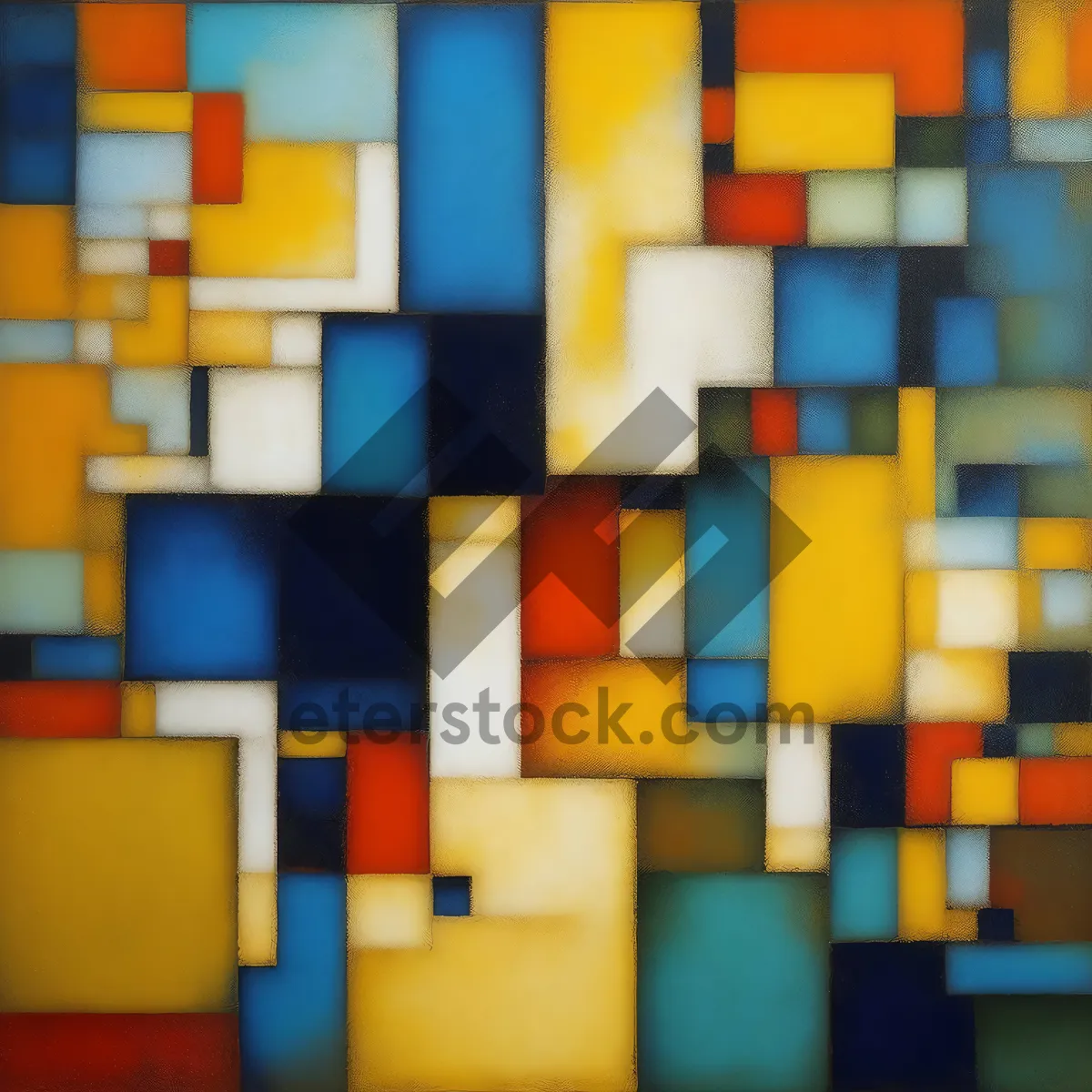 Picture of Colorful 3D Square Mosaic Pattern Design