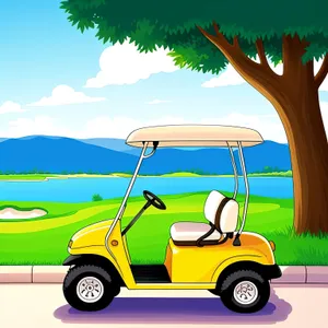 Drive Golf Cart on Course