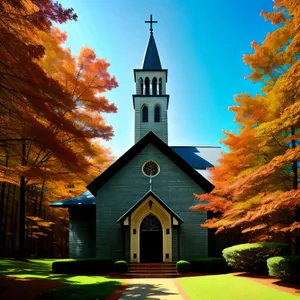 Stunning Cathedral Tower: A Glimpse of Religious History