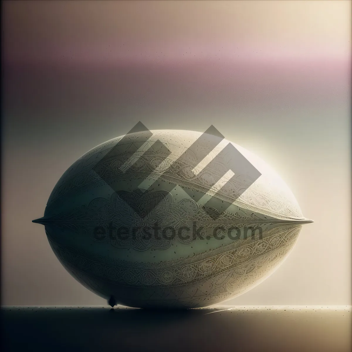 Picture of Egg-shaped orb, resembling a spherical fruit.