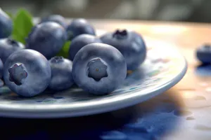 Fresh and Juicy Blueberries, Delicious and Nutritious Snack