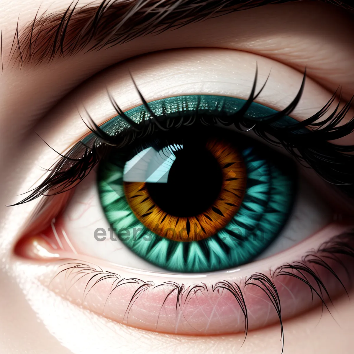 Picture of Captivating Closeup of Beautiful Eye