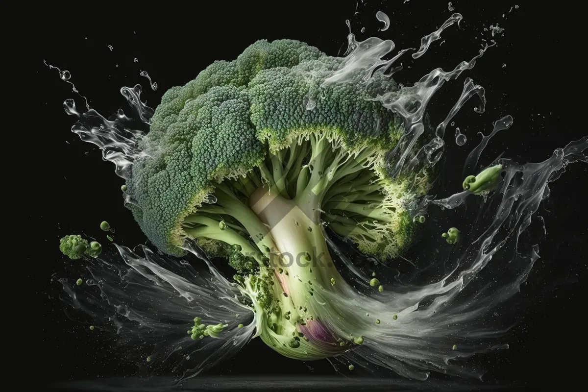 Picture of Fresh Vegetable Cooking: Broccoli, Cauliflower, Cabbage