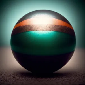 Round Stitched Bangle Sphere Ball - 3D Symbol