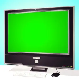 High-Tech Multimedia Monitor: Digital Display for Office and Entertainment.