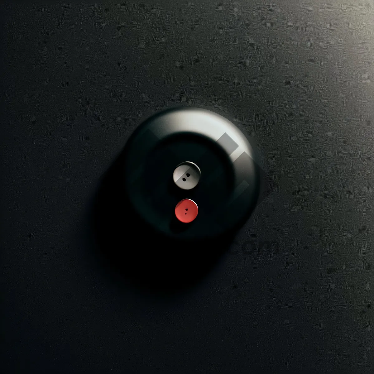 Picture of Black Button on Computer Keyboard