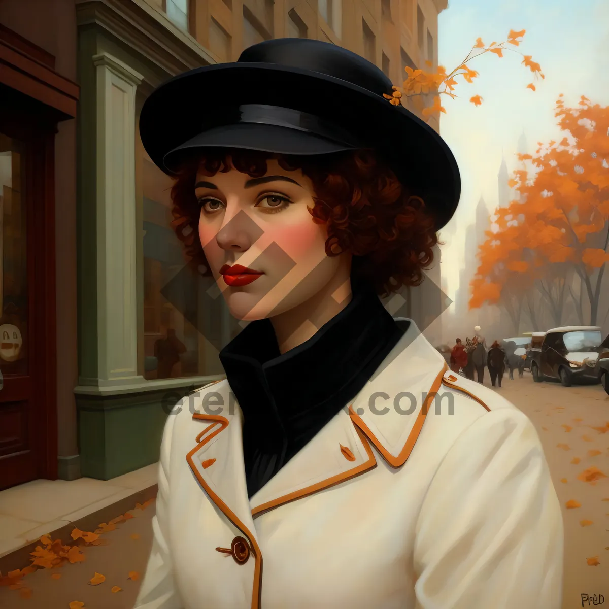 Picture of Smiling Doctor in Professional Garment with Stethoscope