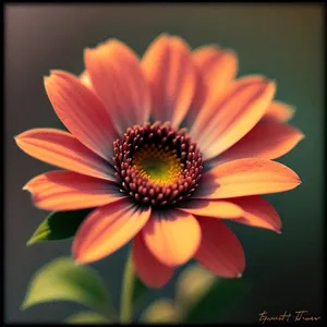 Bright Yellow Daisy Blossom in a Garden