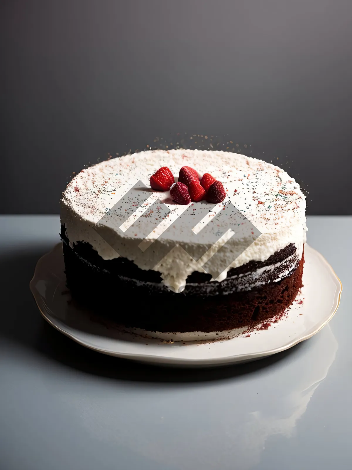 Picture of Delectable Strawberry Trifle with Fresh Berries