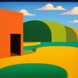 Graphic Design Symbol: Abstract Art in Motion