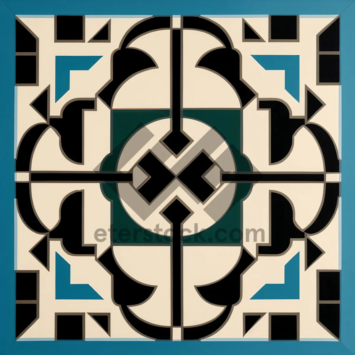 Picture of Cartoon bank symbol for heraldry facility design