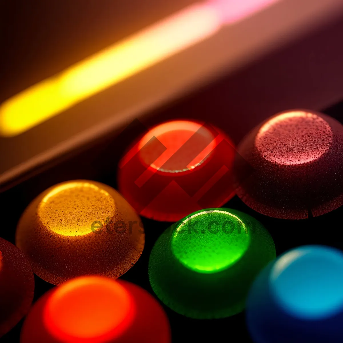 Picture of Colorful Glow: Bright Rubber Eraser Lights Up