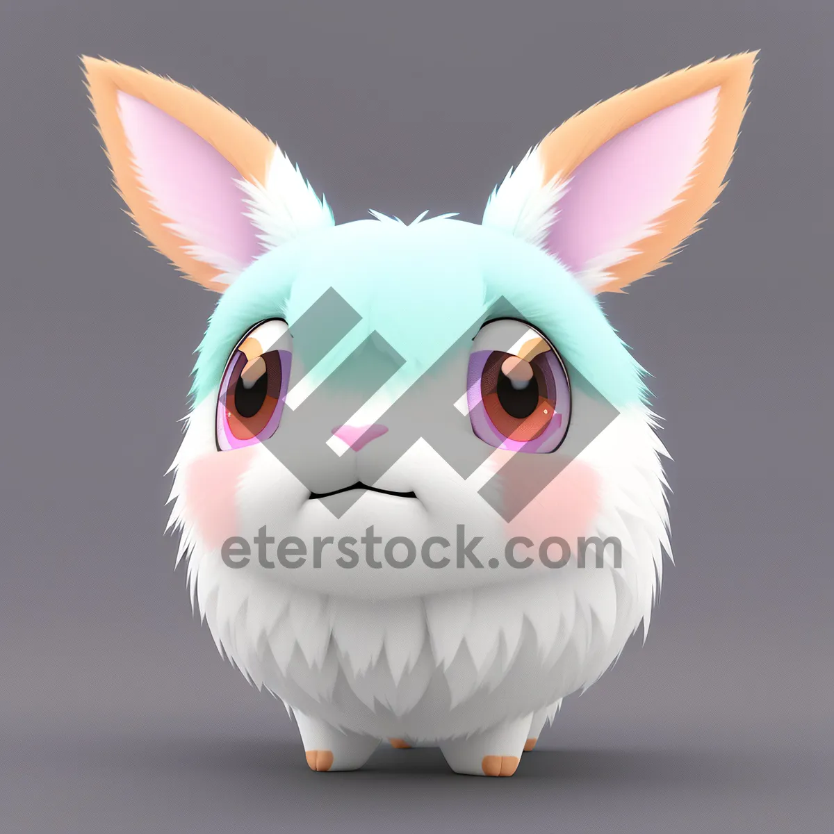 Picture of Cute Pink Bunny Piggy Bank with Ears