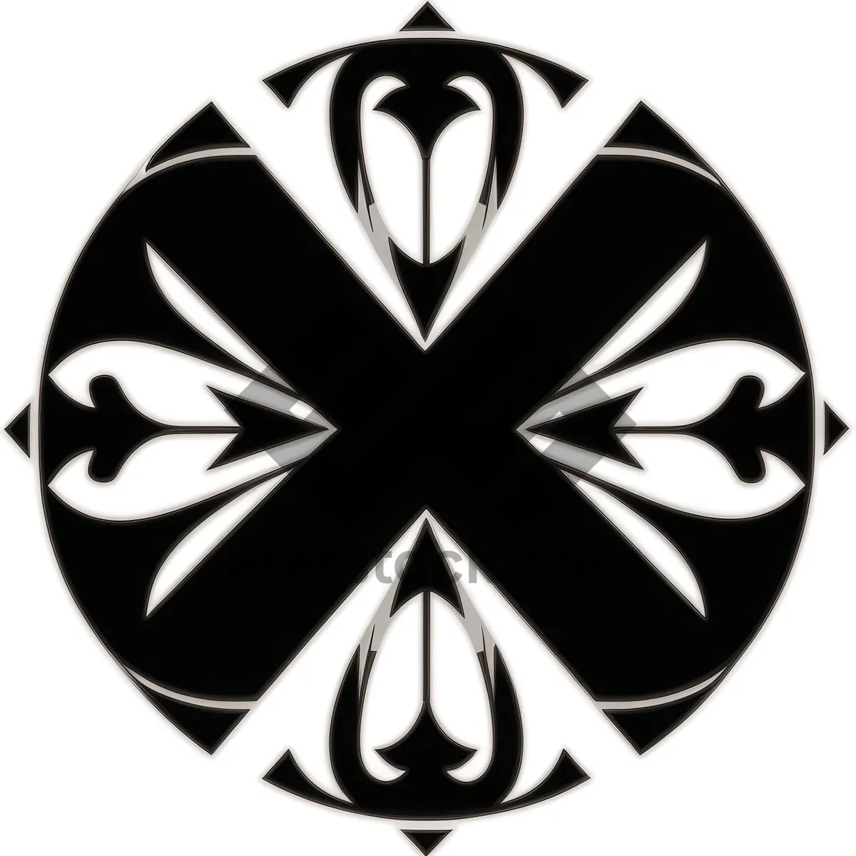 Picture of Healing Graphic Design Black Symbol Button