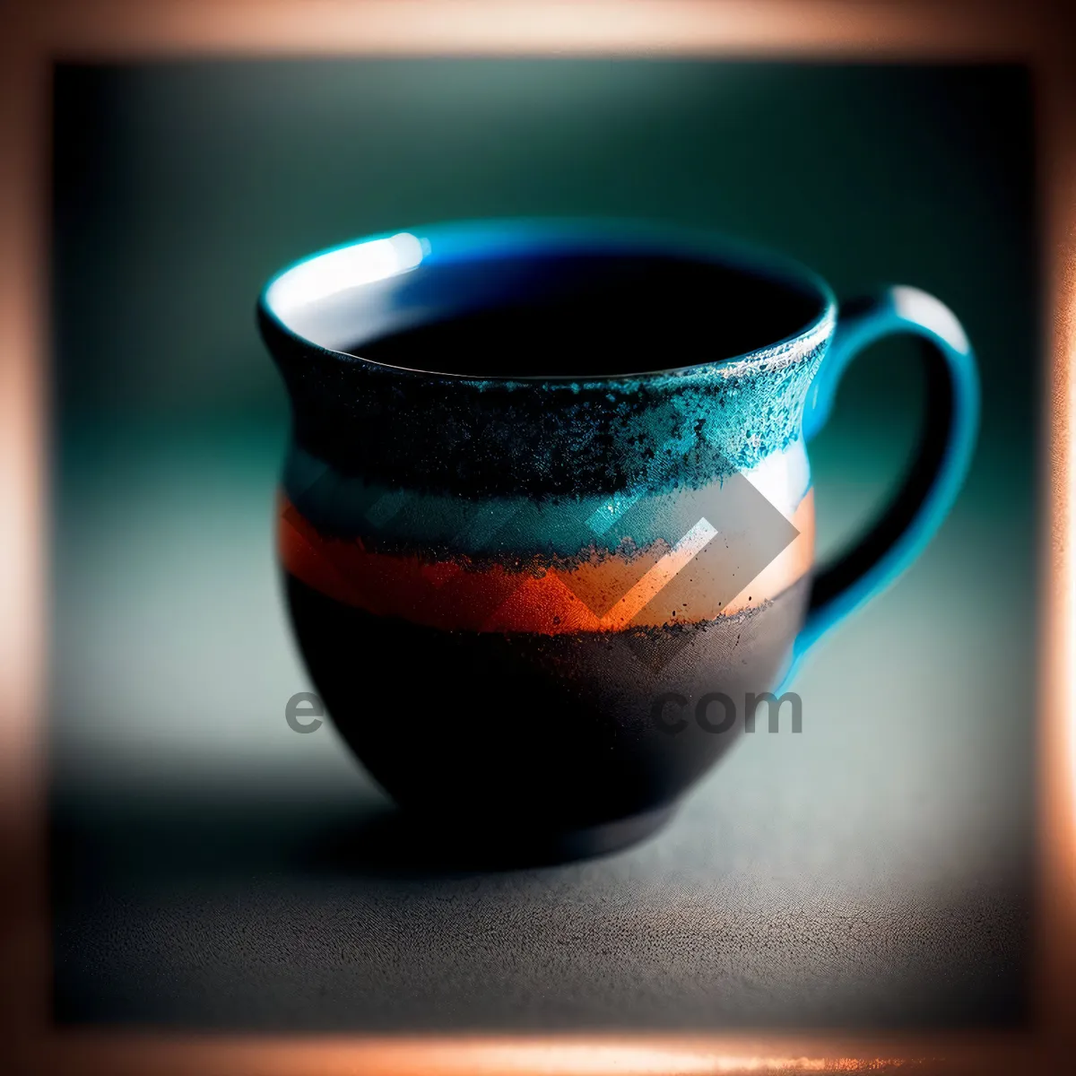 Picture of Morning Brew: Aromatic Coffee in Elegant China Cup
