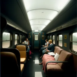 Modern Urban Car Interior with Supportive Plane Seat