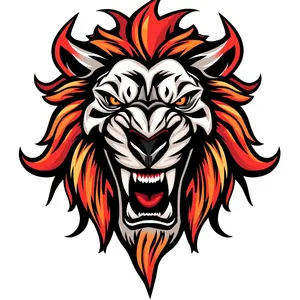 Black cartoon animal design symbol graphic drawing art.