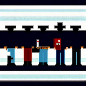 Bank Facility Icon: A Symbol of Secure Depository and Business Design