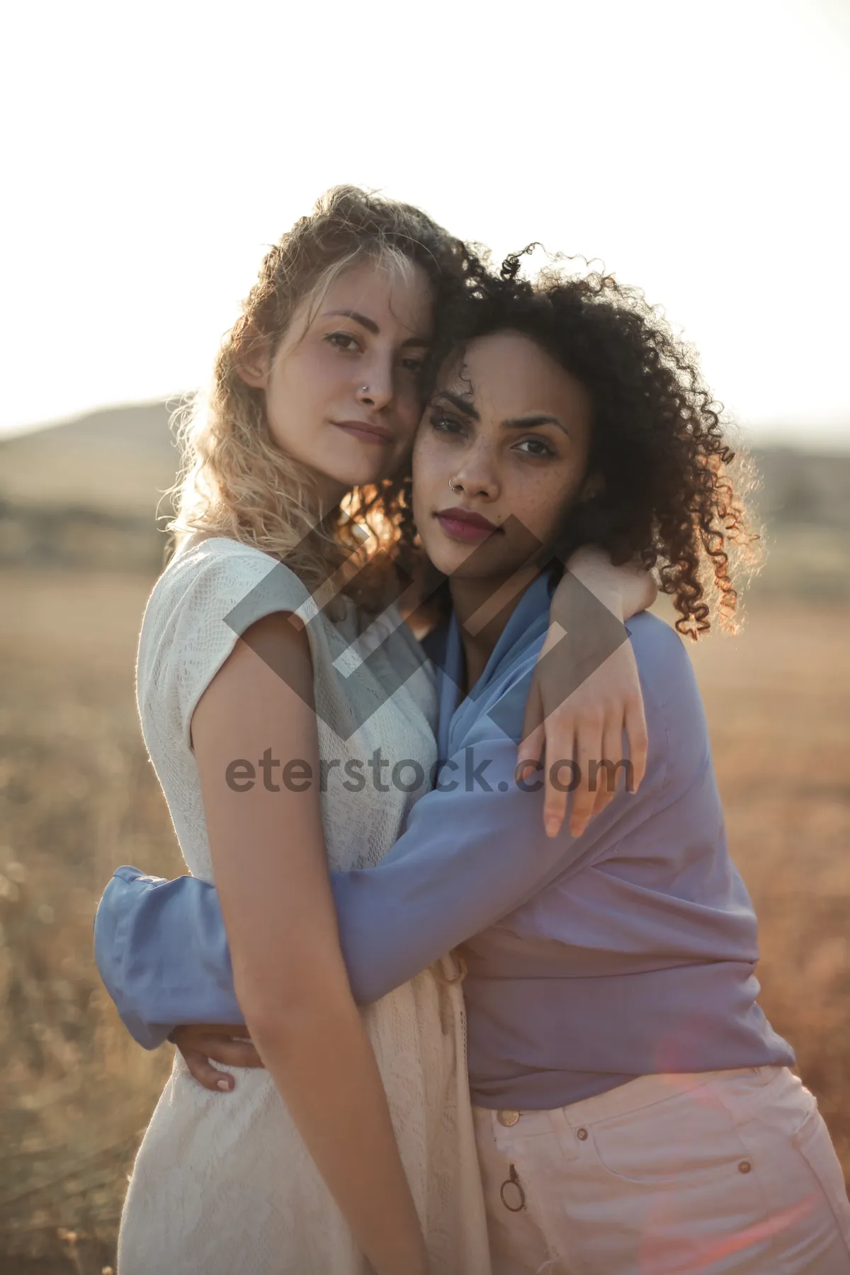 Picture of Attractive Afro Model Smiling with Happiness