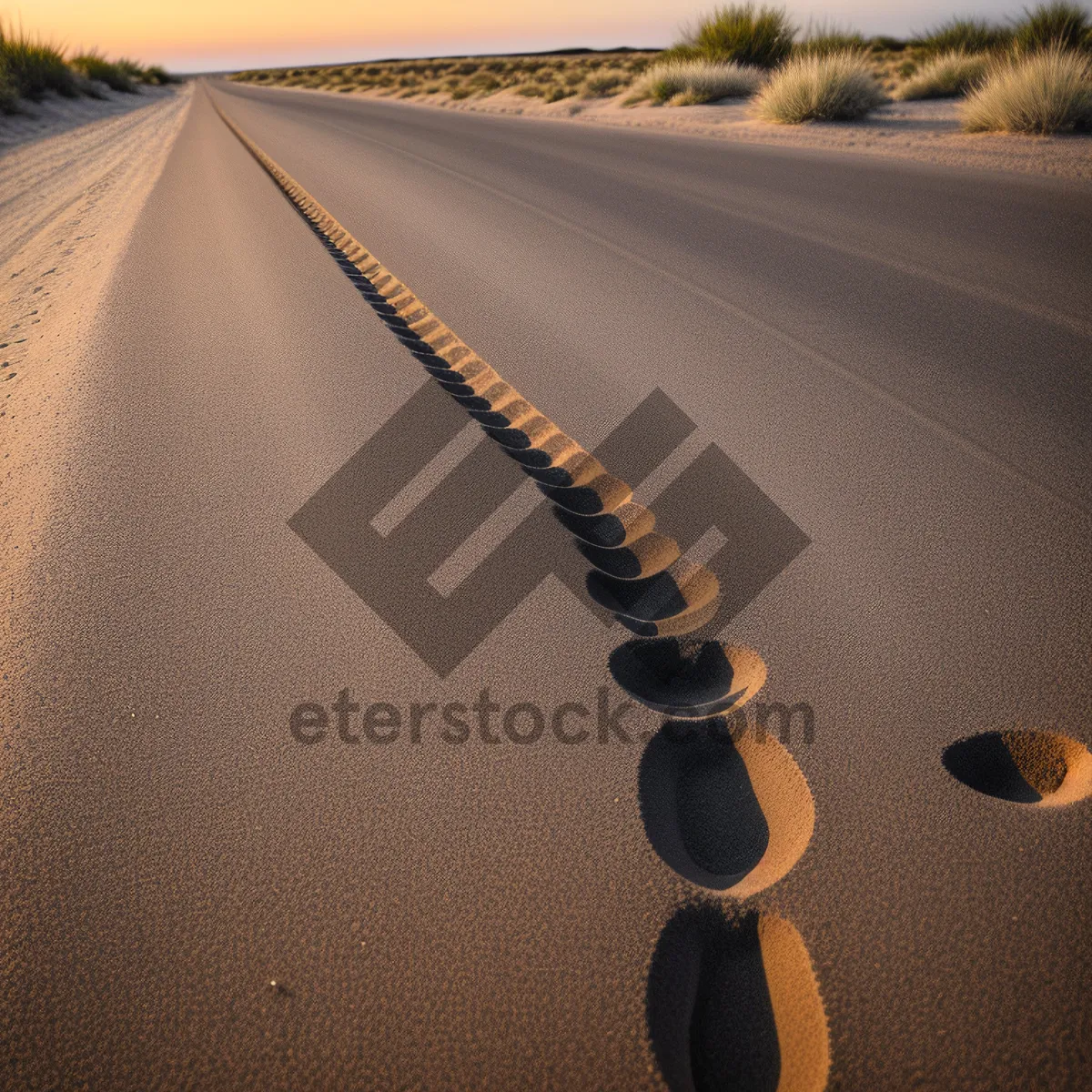 Picture of Fast Lane Highway Under Open Sky