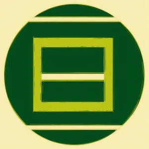 Web 3D Symbol Button: Iconic Sign for Websites