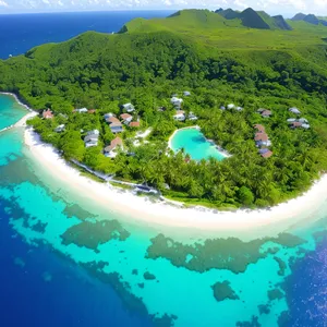 Sunny Beachscape Paradise