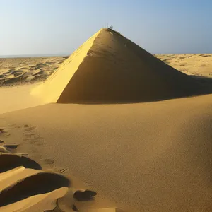 Sandy Dune Landscape under Moroccan Sun