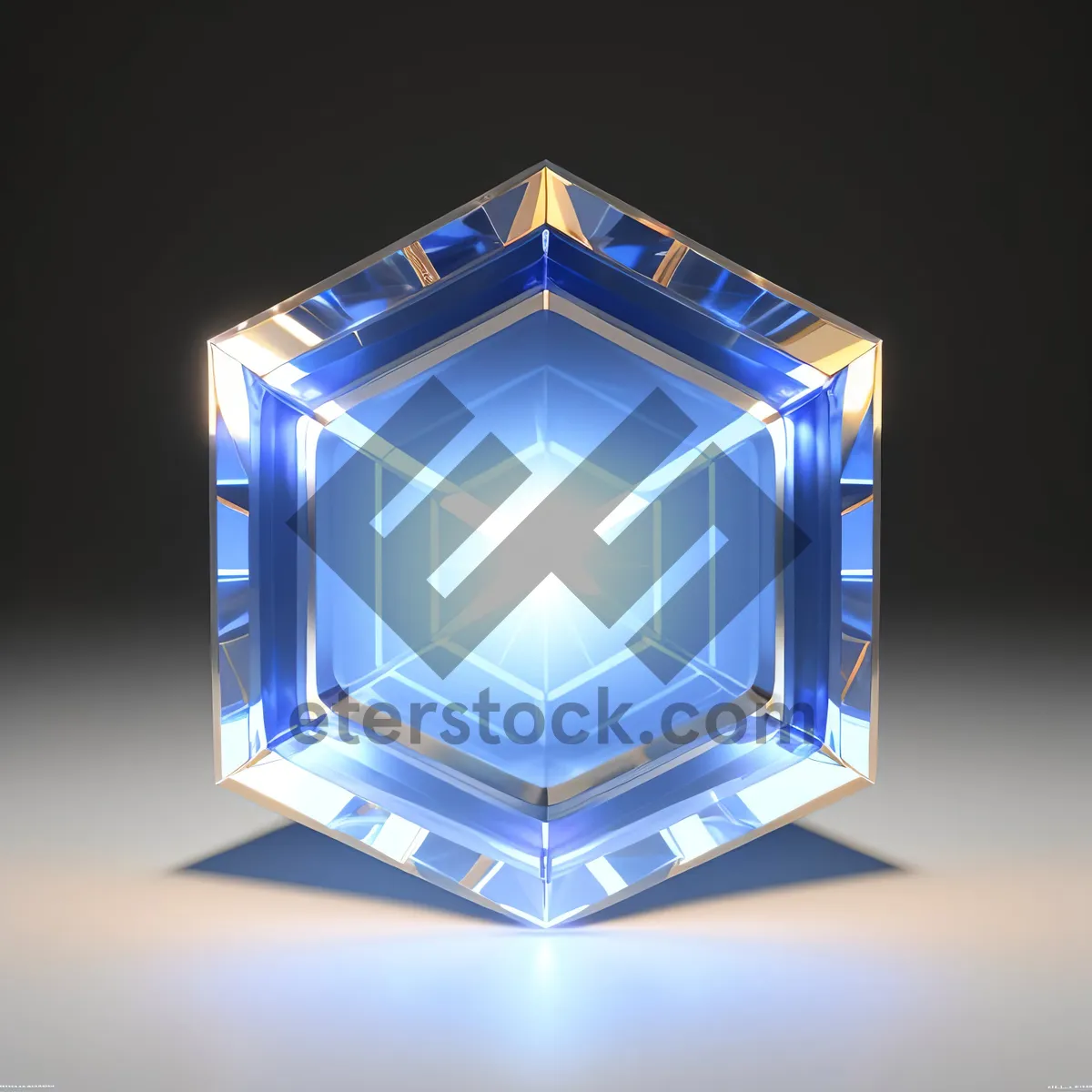 Picture of Gemstone Glass Icon: Solid Design Matter