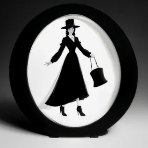 Dark Sorcerer Button Design with Shiny Metal Rim