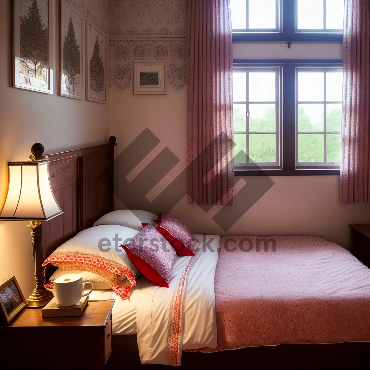 Picture of Modern Luxury Sofa in Cozy Bedroom