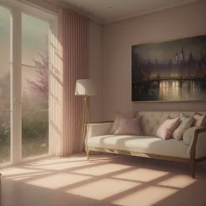 Modern Luxury Bedroom with Comfortable Sofa and Stylish Decor
