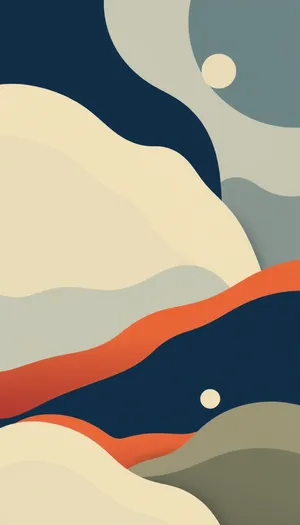 Graphic wave design wallpaper.