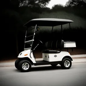 Golf Cart on the Road: Sporty Transportation for Golfers