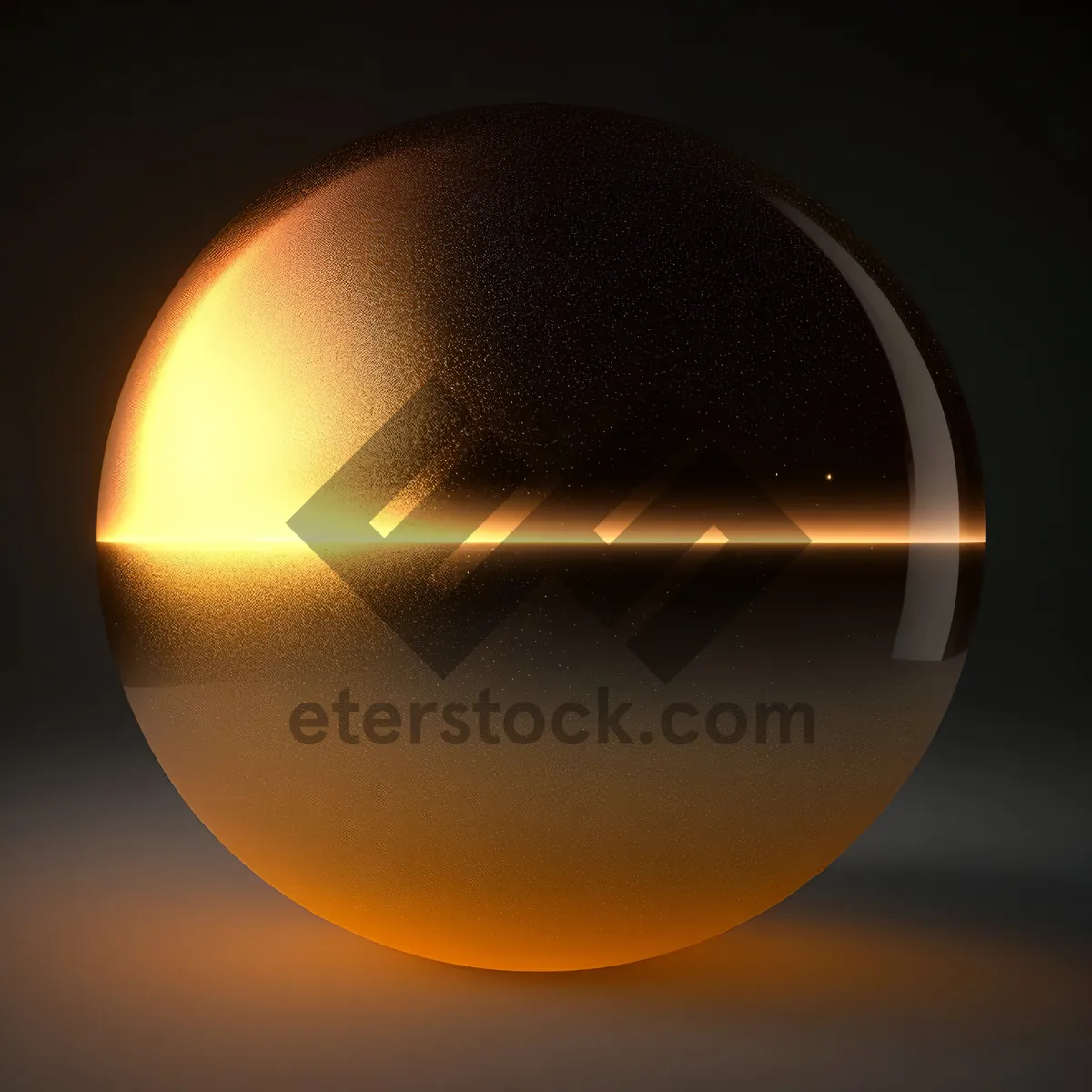 Picture of Shiny 3D Orange Satellite Icon