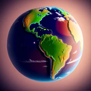 Global Planet Map: Earth's Magnificent Sphere