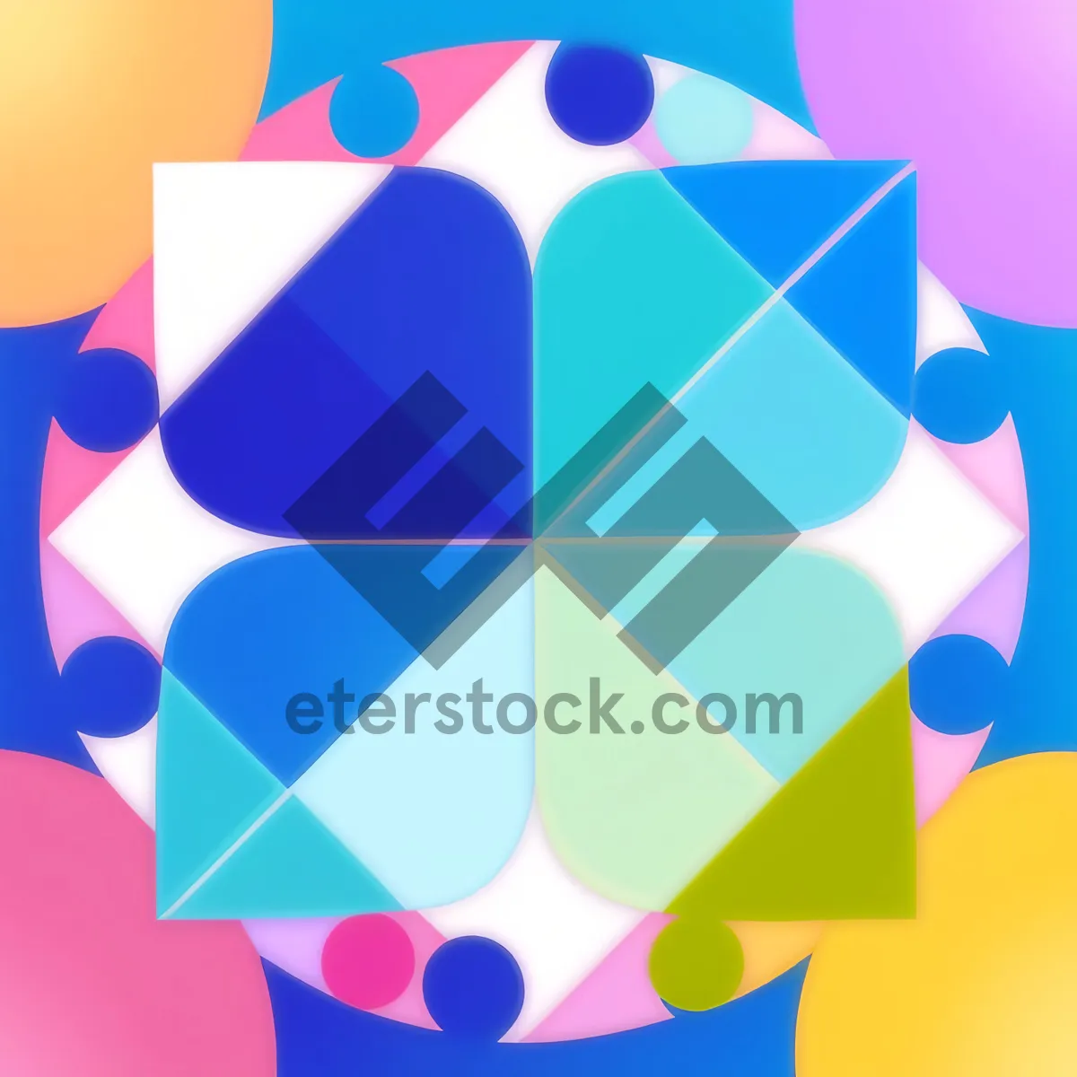 Picture of Colorful Geometric Art Pattern Design
