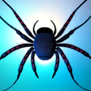 Barn Spider - Close-up Arachnid Invertebrate Image