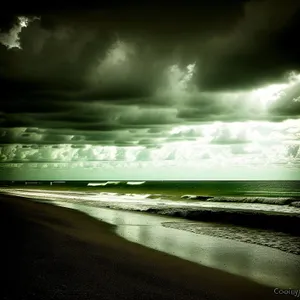 Serenity by the Sea: Coastal Sunset Bliss