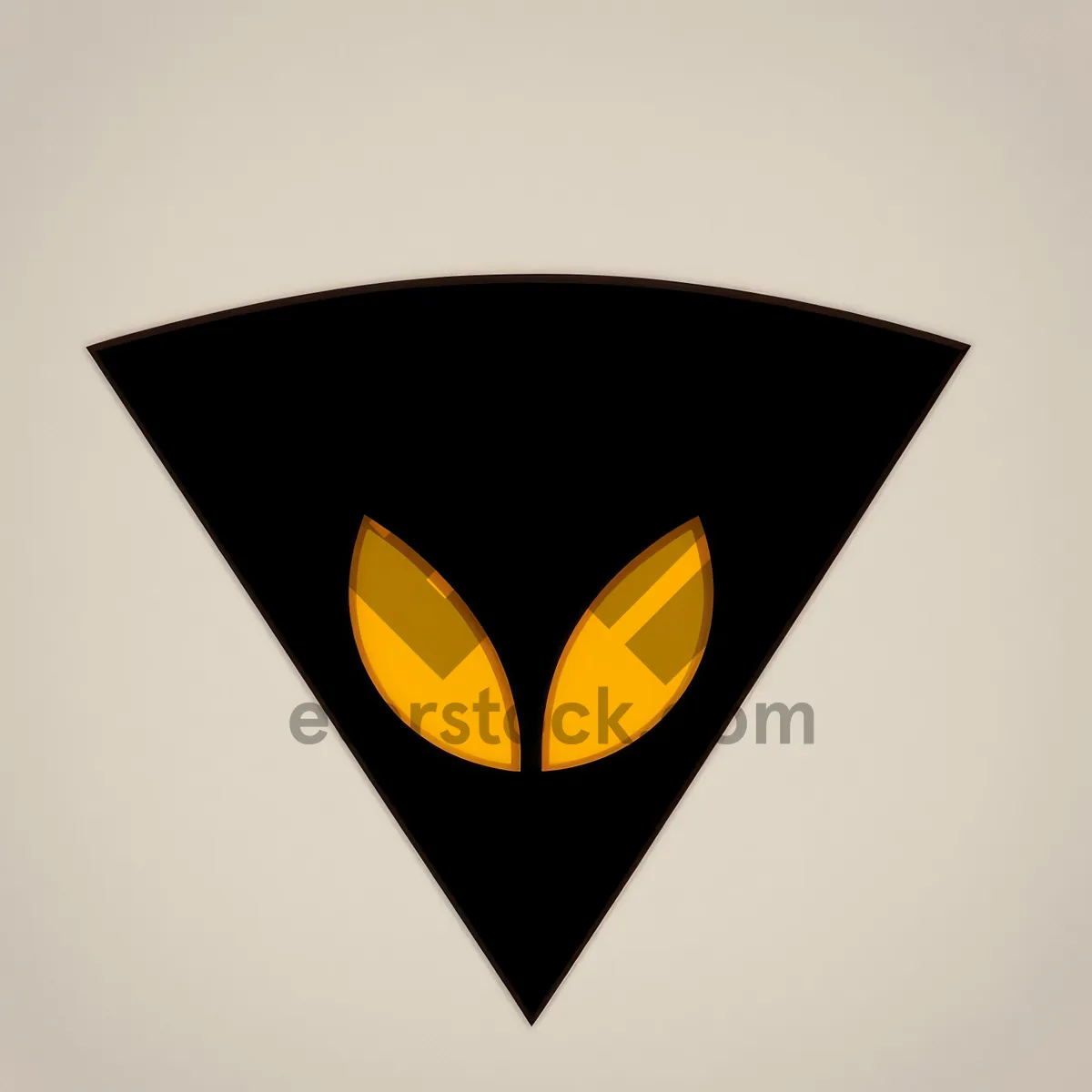 Picture of Yellow Danger Shield Emblem