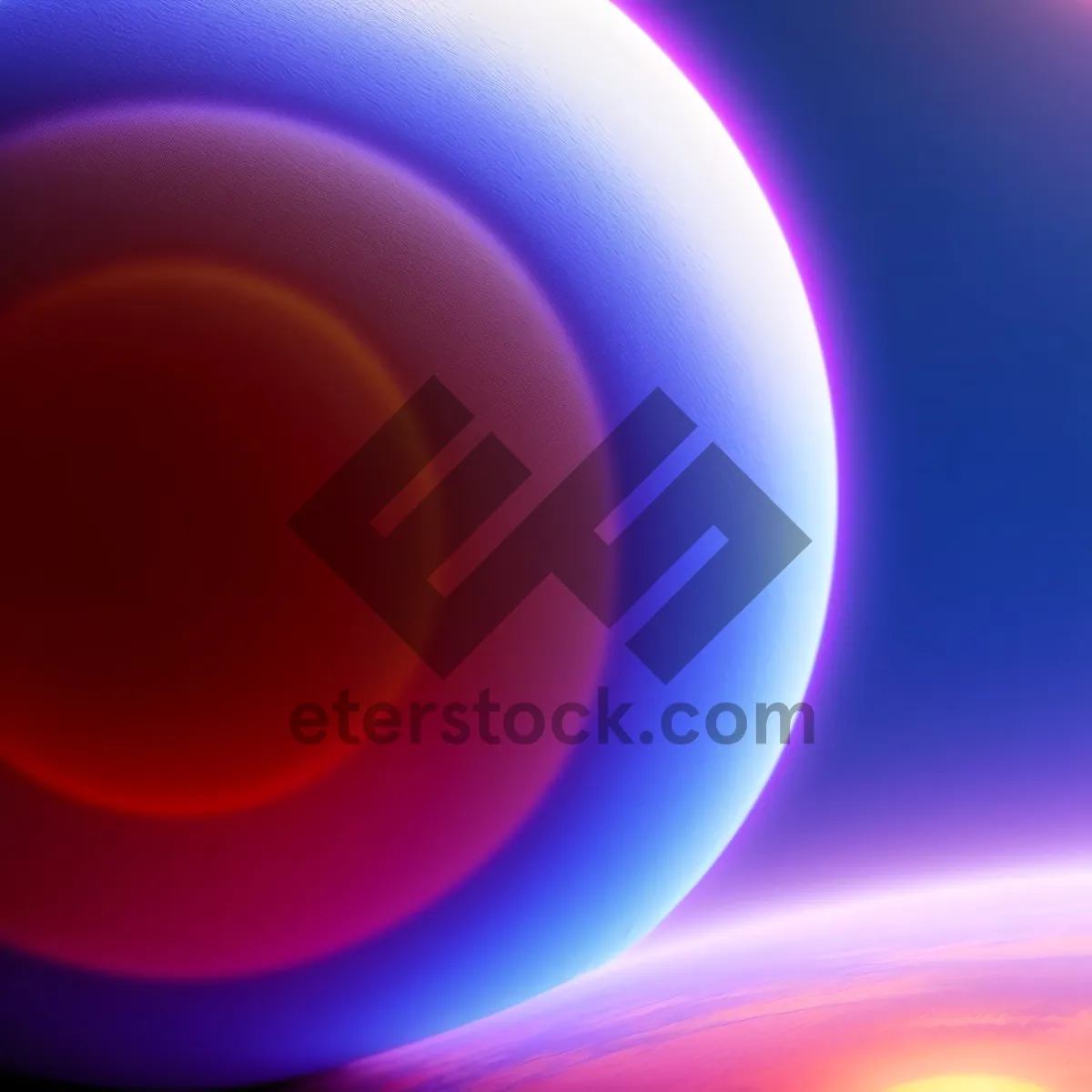 Picture of Energetic Fractal Light Art